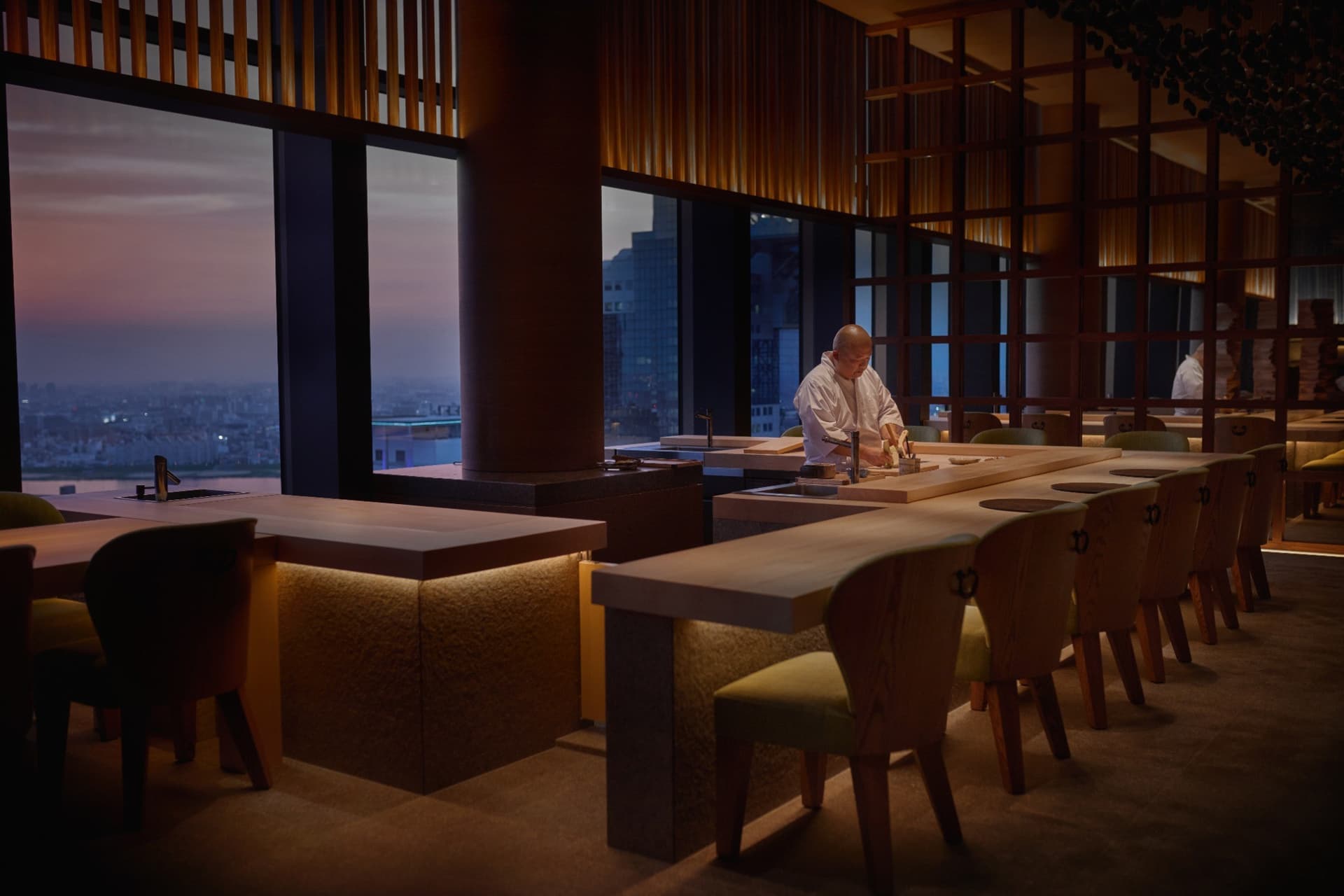 寿司カウンター席(14席)